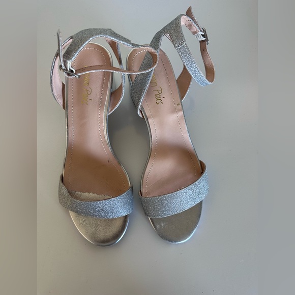 Silver Sparkly Heels - Picture 2 of 5